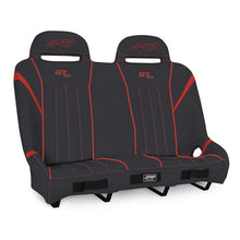 Load image into Gallery viewer, PRP GT/S.E. Suspension Bench Polaris RZR XP (18-22) S4 (2018) [Rear - Fixed Back] Multiple Color Options - Black &amp; Red Alternate Image