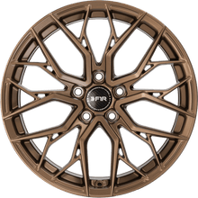 Load image into Gallery viewer, F1R FS3 Wheels (20x9 5x114.3 +35ET) Matte Bronze / Gloss Black / Machine Silver Alternate Image