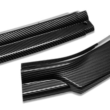 Load image into Gallery viewer, DNA Front Bumper Lip for VW Golf Mk7 / Mk7.5 (2018-2021) 3-Piece with Matte / Gloss Black / Carbon Fiber Finish - Matte Black Alternate Image