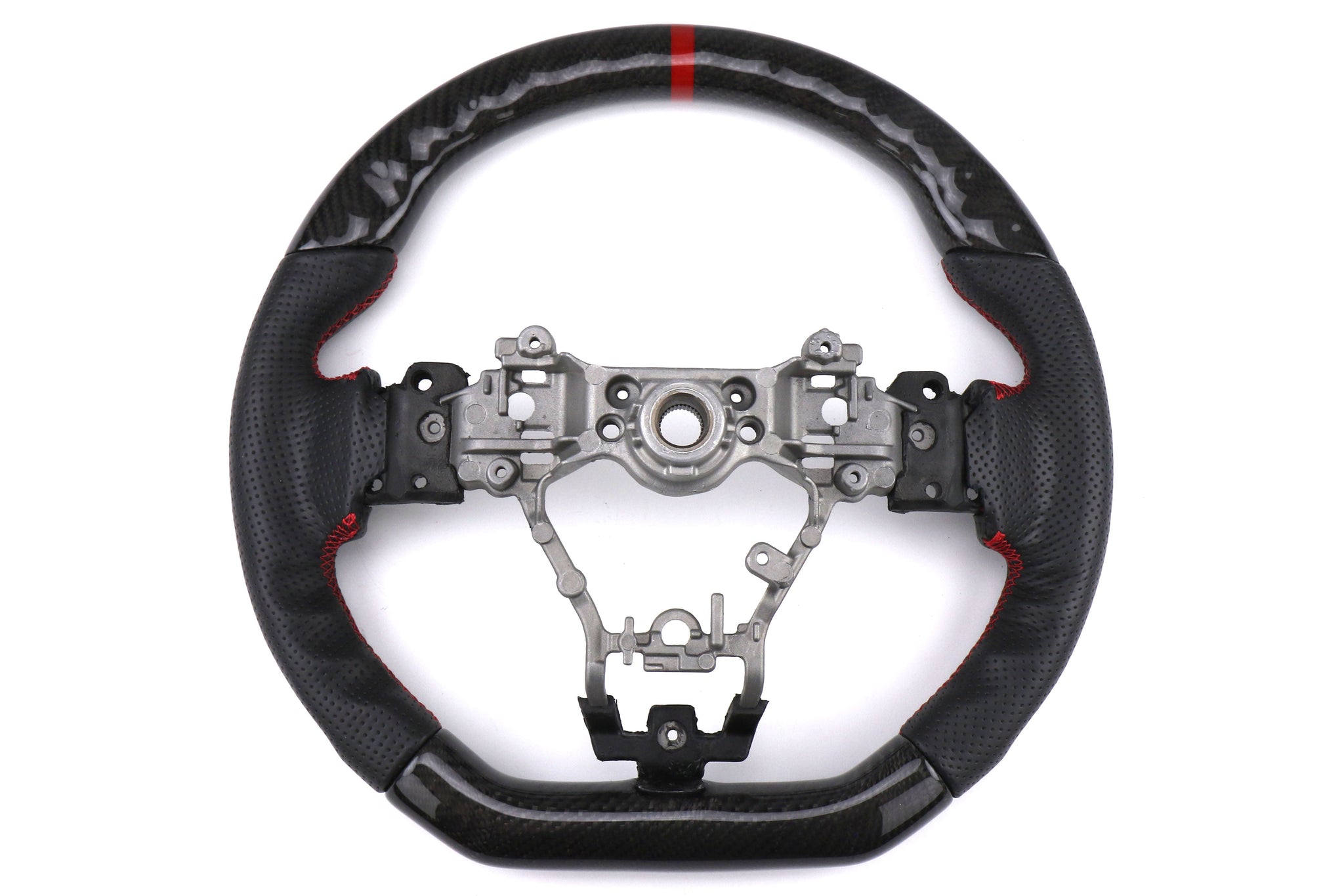 OLM Steering Wheel Subaru WRX / STI (15-20) [Carbon Pro 12R] Leather ...