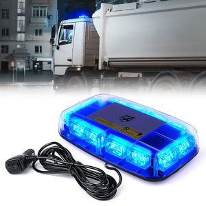 Xprite Blaze Series Mini LED Rooftop Strobe Light Bar with Magnetic Base 36W - Multiple Light Color Option