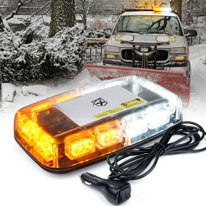 Xprite Blaze Series Mini LED Rooftop Strobe Light Bar with Magnetic Base 36W - Multiple Light Color Option