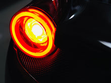 Load image into Gallery viewer, AlphaRex LED Tail Lights for Ferrari 458 Italia (2010-2015) Prismatic Nova Series with Sequential Signal - Smoke / Red Clear / Red Smoke Alternate Image
