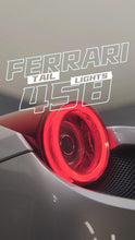 Load image into Gallery viewer, AlphaRex LED Tail Lights for Ferrari 458 Italia (2010-2015) Prismatic Nova Series with Sequential Signal - Smoke / Red Clear / Red Smoke Alternate Image