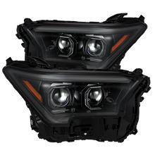 Load image into Gallery viewer, AlphaRex LED Projector Headlights for Toyota Tacoma (2024-2026) Luxx Series with Sequential Signal - Alpha Black / Black Alternate Image