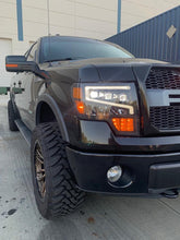 Load image into Gallery viewer, Alpha Owls Projector Headlights Ford F150 (09-17) 5500K Super White LED - 2009-2014 Alternate Image