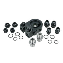 Load image into Gallery viewer, BOOST Products Thermostatic Oil Filter Sandwich Plate Adapter M22x1.5 / -8 AN to -10 AN OF-M22-BM Alternate Image