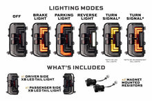 Load image into Gallery viewer, Morimoto Tail Lights for Ford Bronco (2021-2026) XB LED Low Profile with Red or Smoked Lens Alternate Image