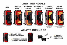 Load image into Gallery viewer, Morimoto Tail Lights for Ford Bronco (2021-2026) XB LED Low Profile with Red or Smoked Lens Alternate Image