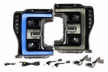 Load image into Gallery viewer, Morimoto Projector LED Headlights for Ford F250 F350 F450 Super Duty (2017-2019) with RGB Daytime Running Light Alternate Image