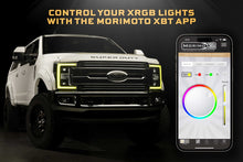 Load image into Gallery viewer, Morimoto Projector LED Headlights for Ford F250 F350 F450 Super Duty (2017-2019) with RGB Daytime Running Light Alternate Image