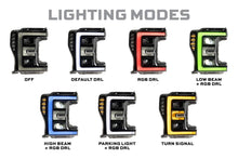Load image into Gallery viewer, Morimoto Projector LED Headlights for Ford F250 F350 F450 Super Duty (2017-2019) with RGB Daytime Running Light Alternate Image
