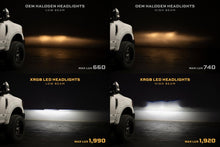Load image into Gallery viewer, Morimoto Projector LED Headlights for Ford F250 F350 F450 Super Duty (2017-2019) with RGB Daytime Running Light Alternate Image