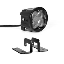 Load image into Gallery viewer, XKGlow Round XKchrome 20w LED Cube Light w/ RGB Accent Light Driving Beam w/ Fog Light Bracket - Driving/ Flood/ Fog/ Spot Beam Alternate Image