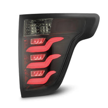 Load image into Gallery viewer, AlphaRex LED Tail Lights for Ford Explorer (2011-2015) Pro Series with Blinking Signal - Jet Black / Red Smoke Alternate Image
