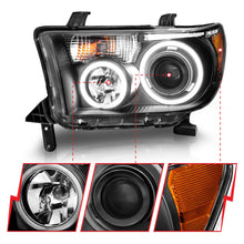 Load image into Gallery viewer, Anzo Projector Headlights Toyota Sequoia (08-15) Tundra (07-13) w/ SMD LED Halo Alternate Image