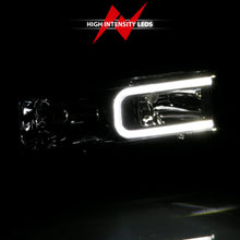 Load image into Gallery viewer, Anzo Headlights for Chevy Suburban / Yukon (92-99) Tahoe (95-99) Crystal with C-Bar LED Parking Light Chrome or Black Housing Alternate Image