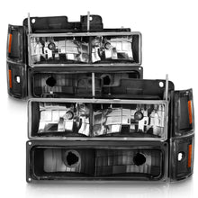 Load image into Gallery viewer, Anzo Headlights for Chevy C/K1500 2500 (94-98) C/K3500 / C3500HD (94-00) Crystal with or without Halo DRL - Black or Chrome Housing Alternate Image