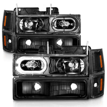 Load image into Gallery viewer, Anzo Headlights for Chevy C/K1500 2500 (94-98) C/K3500 / C3500HD (94-00) Crystal with or without Halo DRL - Black or Chrome Housing Alternate Image
