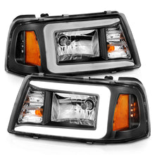 Load image into Gallery viewer, Anzo Headlights for Ford F100 Ranger (2001) Ranger (01-11) Crystal Plank Style Black or Chrome Housing Alternate Image