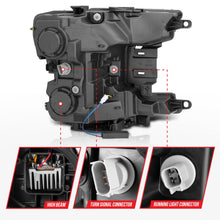 Load image into Gallery viewer, Anzo Full LED Projector Headlights for Ford F150 (18-20) C-Bar with Sequential - Chrome Housing 111521 Alternate Image