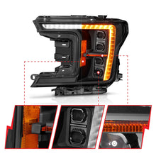 Load image into Gallery viewer, Anzo Projector Headlights for Ford F150 (2018-2020) Z-Series Black Housing &amp; Clear Lens 111589X Alternate Image