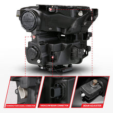 Load image into Gallery viewer, Anzo Full LED Projector Headlights for Ford F150 (2015-2017) Plank Style Black Housing &amp; Clear Lens 111630A Alternate Image