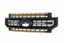Load image into Gallery viewer, Morimoto DRL Grille Ford Super Duty (2020-2022) XBG LED - Gloss Black or Chrome Housing - Gloss Black / Amber DRL Alternate Image