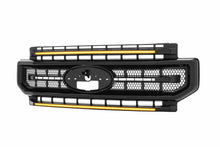 Load image into Gallery viewer, Morimoto DRL Grille Ford Super Duty (2020-2022) XBG LED - Gloss Black or Chrome Housing - Gloss Black / White DRL Alternate Image