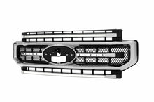 Load image into Gallery viewer, Morimoto DRL Grille Ford Super Duty (2020-2022) XBG LED - Gloss Black or Chrome Housing - Chrome / White DRL Alternate Image
