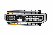 Load image into Gallery viewer, Morimoto DRL Grille Ford Super Duty (2020-2022) XBG LED - Gloss Black or Chrome Housing - Chrome / Amber DRL Alternate Image