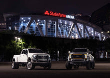Load image into Gallery viewer, Morimoto DRL Grille Ford Super Duty (2020-2022) XBG LED - Gloss Black or Chrome Housing - Gloss Black / White DRL Alternate Image
