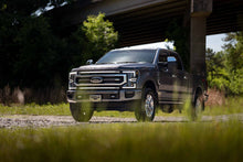 Load image into Gallery viewer, Morimoto DRL Grille Ford Super Duty (2020-2022) XBG LED - Gloss Black or Chrome Housing - Gloss Black / White DRL Alternate Image