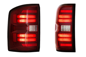 Morimoto Tail Lights GMC Sierra 3500HD (2014-2019) XB LED w/ Smoked or Red Lens