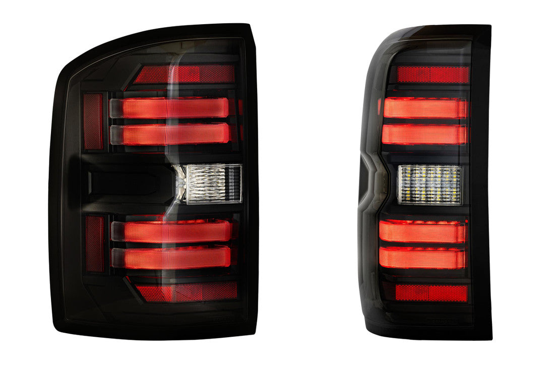 Fit For 14-2019 Chevy Silverado Smoke Tail Lights Brake Lamps W/O - Foto 12