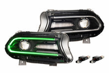 Load image into Gallery viewer, Morimoto Projector LED Headlights for Dodge Charger (2015-2023) with RGB Daytime Running Light Alternate Image