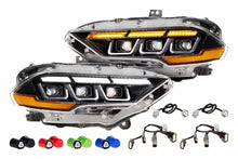 Load image into Gallery viewer, Morimoto Projector LED Headlights for Ford Mustang S550 (2018-2025) with Sequential Turn Signal Lights LF2-414 Alternate Image