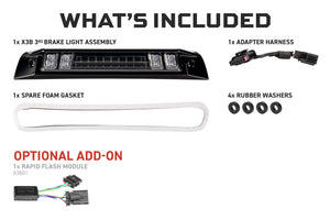 Morimoto LED Third Brake Light for Ram 1500 (2019-2026) X3B 3D Red Opt