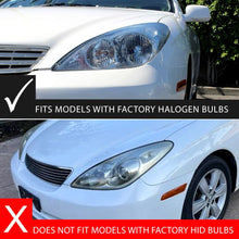 Load image into Gallery viewer, Anzo Projector Headlights Lexus ES300 (02-03) ES330 (2004) [w/ SMD LED Halo] Black Housing Alternate Image