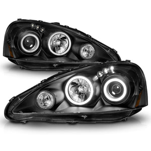 Anzo Projector Headlights Acura RSX (2005-2006) w/ LED Halo & Accents 121197