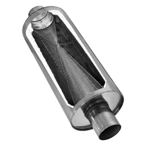 Flowmaster Muffler DBX Series (2.5" Center In / 2.5" Center Out) Laminar Flow 12514310