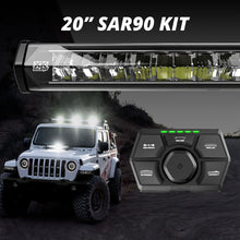 Load image into Gallery viewer, XKGlow SAR 90 Degrees Light Bar Kit Emergency Search &amp; Rescue Light System - 20"/ 36"/ 52" Bar + Controller - 1 x 20" Bar + Controller Alternate Image