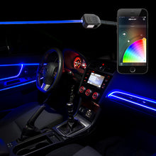 Load image into Gallery viewer, XKGlow Led Fiber Optic Kits for Cars / XKChrome Smartphone App Alternate Image