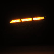 Load image into Gallery viewer, AlphaRex LED Projector Headlights for Ford Mustang S197 (2013-2014) MKII Nova Series with Sequential Signal - Alpha Black / Black Alternate Image