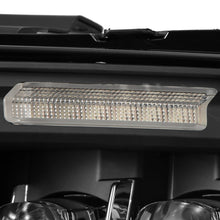 Load image into Gallery viewer, AlphaRex LED Projector Headlights for Ford Mustang S197 (2013-2014) MKII Nova Series with Sequential Signal - Alpha Black / Black Alternate Image