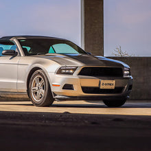 Load image into Gallery viewer, AlphaRex LED Projector Headlights for Ford Mustang S197 (2013-2014) MKII Nova Series with Sequential Signal - Alpha Black / Black Alternate Image