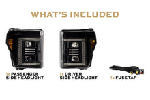 Load image into Gallery viewer, Morimoto Projector LED Headlights for Ford F250 / F350 / F450 Super Duty (2011-2016) XB Hybrid with Daytime Running Lights Alternate Image