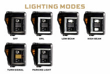 Load image into Gallery viewer, Morimoto Projector LED Headlights for Ford F250 / F350 / F450 Super Duty (2011-2016) XB Hybrid with Daytime Running Lights Alternate Image