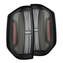Load image into Gallery viewer, AlphaRex LED Tail Lights for Toyota Tundra (2014-2021) Prismatic NOVA Series with Sequential Signal -  Alpha Black / Black / Black-Red Alternate Image