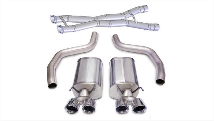 Corsa Exhaust Corvette C6 ZR1 Z06 6.2L 7.0L (12-13) Catback w/ Sport Mufflers